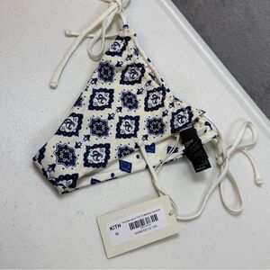 Kith Tova Baroque Tile Tie Bottom Sandrift Size Medium New